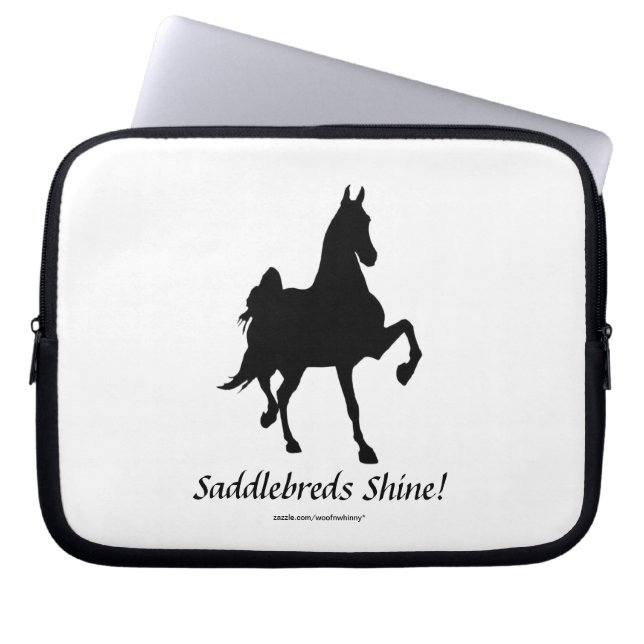 Saddlebreds Shine! Laptop Sleeve (Voorkant)