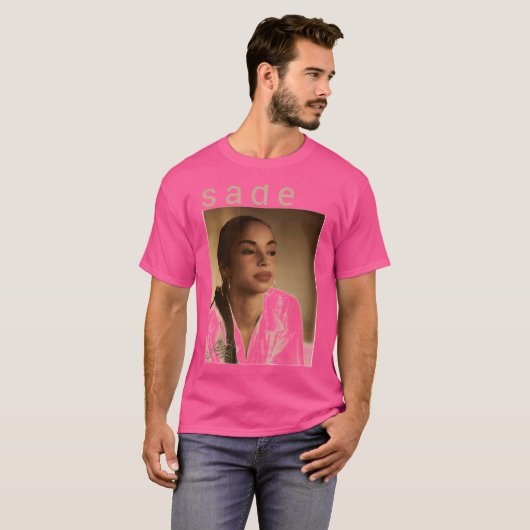 Sade Adu Music Band Jazz Pop Signature RET T-shirt (Voorkant volledig)