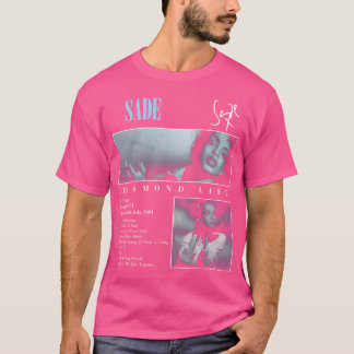 Sade Diamond  Singer Tour Concert T-shirt