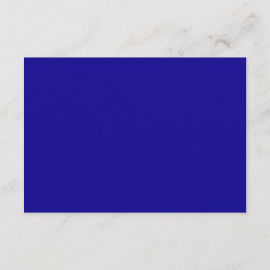 Sade of Royal Blue Ivory Wedding Website QR Code Informatiekaartje (Achterkant)