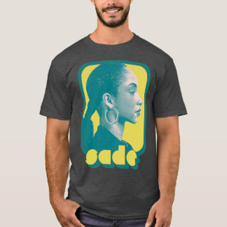 Sade Retro Style Origineel Fan Art Design 1 T-shirt