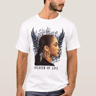 sade soldier of love music angel t-shirt