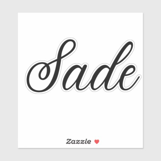 Sade Sticker (Vel)