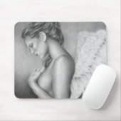 Sadheid van een engel Mousepad Muismat (Met muis)