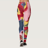 Sadie 1 Crazy Kleurrijke Abstracte Leggings (Achterkant)
