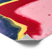 Sadie 1 Crazy Kleurrijke Abstracte Print (Hoek)