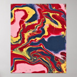 Sadie 1 Crazy Kleurrijke Abstracte Print
