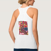 Sadie 1 Crazy Kleurrijke Abstracte Tanktop (Achterkant)