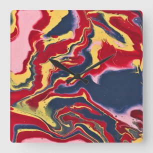 Sadie 1 Kleurrijke Abstracte Wandklok