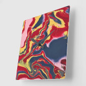 Sadie 1 Kleurrijke Abstracte Wandklok (Hoek)