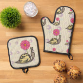 Sadie de Slak Ovenwant & Pannenlap Set (Top down)