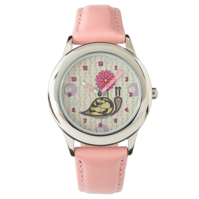 Sadie de slakkenhorloge horloge (Voorkant)