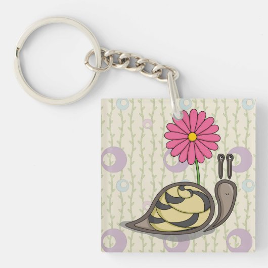 Sadie de Snail Acryl Sleutelhanger (Voorkant)