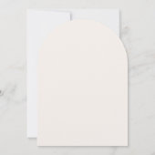 SADIE Elegante Minimalistische Lijnen Trouwen Kaart (Achterkant)