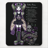 "Sadie" Gothic Fairy Rules Mousepad Muismat (Voorkant)