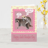 Sadie Hawkins Day Wenskaart Kaart (Gele Bloem)