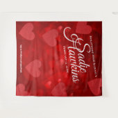 Sadie Hawkins Valentijnsdag Foto Selfie Achtergron Wandkleed (Voorkant (horizontaal))