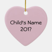 Sadie Het Roze Varken ~ Schattige Kawaii Keramisch Ornament (Achterkant)