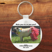 Sadie May hula girl, Hula, denk je dat je bent? Sleutelhanger (Voorkant)