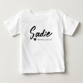 Sadie Name Betekenis van minimale moderne tekstkal (Voorkant)