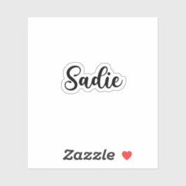 Sadie Name - handgeschreven kalligrafie Sticker