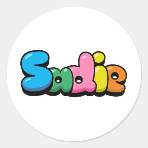 Sadie Ronde Sticker
