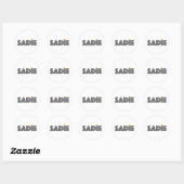 Sadie Ronde Sticker (Vel)