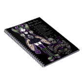 Sadie Rules Gothic Fly Fairy Skull-laptop Notitieboek (Rechterzijde)