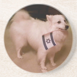 Sadie the Jewish Dog Zandsteen Onderzetter