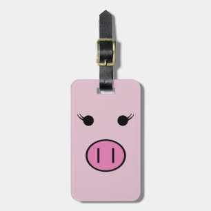 Sadie the Pink ~ Cute Girly Kawaii Bagagelabel