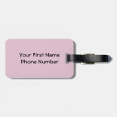 Sadie the Pink ~ Cute Girly Kawaii Bagagelabel (Achterkant horizontaal)