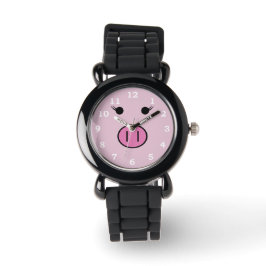 Sadie the Pink ~ Cute Girly Kawaii Horloge