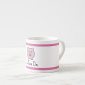 Sadie the Pink Pig | Tea Set Cup Espresso Kop (Voorkant rechts)