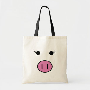 Sadie the Pink Pig Tote Bag