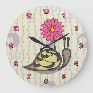 Sadie the Snail Clock Grote Klok
