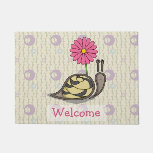 Sadie the Snail Doormat Deurmat (Voorkant)