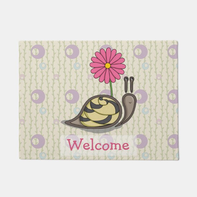 Sadie the Snail Doormat Deurmat (Voorkant)