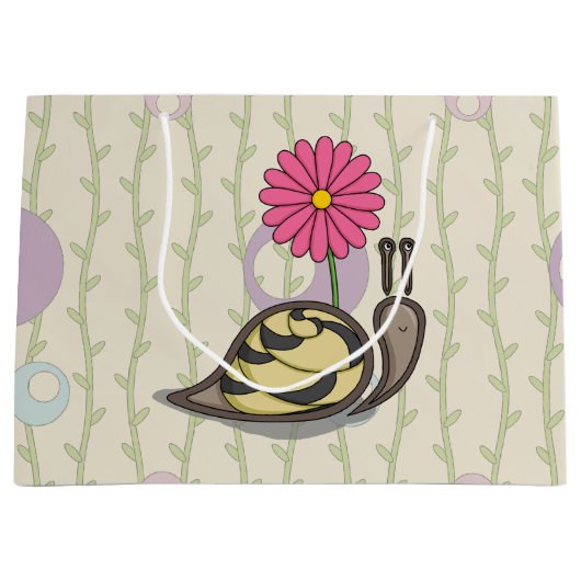 Sadie the Snail Gift Bag Large Cadeautasje (Voorkant)