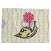 Sadie the Snail Gift Bag Large Cadeautasje (Achterkant)