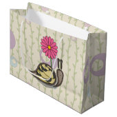 Sadie the Snail Gift Bag Large Cadeautasje (Voorkant Gekanteld)