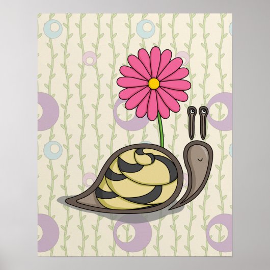 Sadie the Snail Poster (Voorkant)