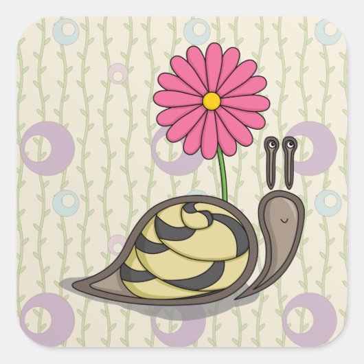 Sadie the Snail Sticker (Voorkant)