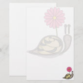 Sadie the Snail-werk Briefpapier (Voorkant / Achterkant)