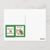 Sadie the Sneak St. Patrick's Day Briefkaart (Achterkant)