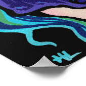 Sadie's Dragon Fairy Princess Dragon Fantasy Art Poster (Hoek)