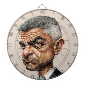 Sadiq Khan Dartboard Dartbord (Voorkant)