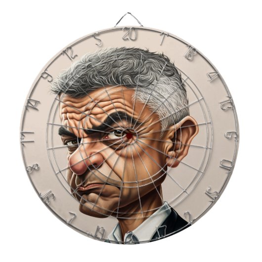 Sadiq Khan Dartboard Dartbord (Voorkant)