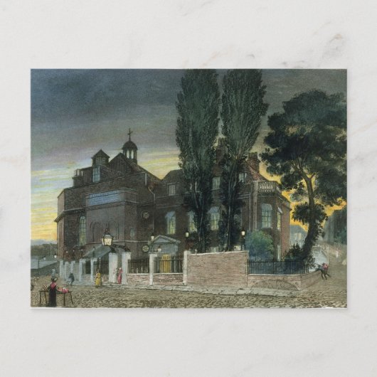 Sadler's Wells, 1826 (gekleurd) Briefkaart (Voorkant)