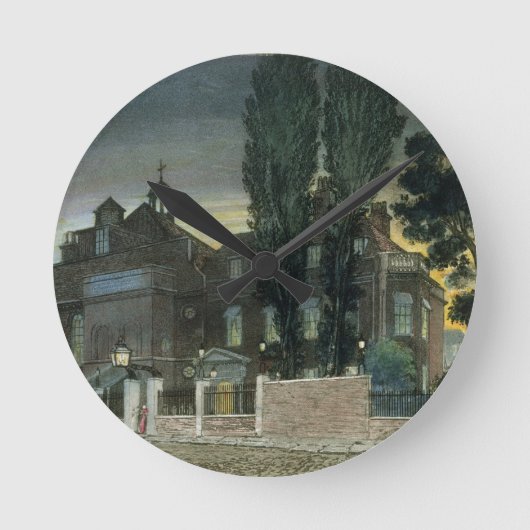 Sadler's Wells, 1826 (gekleurd) Ronde Klok (Voorkant)