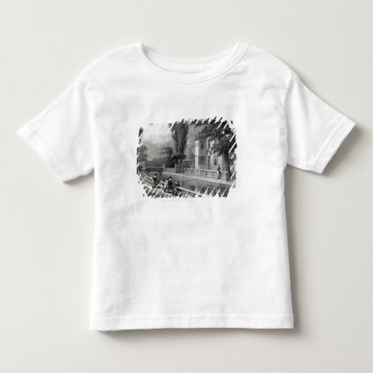 Sadler's Wells Theater, gegraveerd door J. Garner Kinder Shirts (Voorkant)